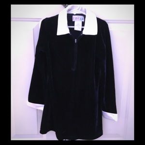 Girls sz 7 Velvet Dress EUC